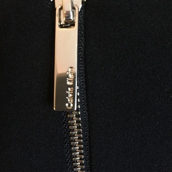 Calvin Klein black sheath dress size 10. Beautiful, well made dress!! - Picture 4 of 7